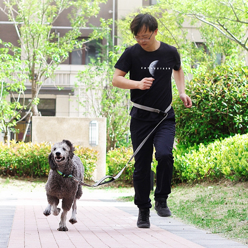 Correa para perro de 1,8 m de largo, tracción multifuncional para correr