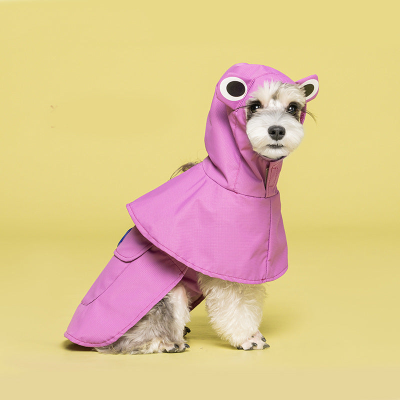 Impermeable estilo capa para perro mascota impermeable