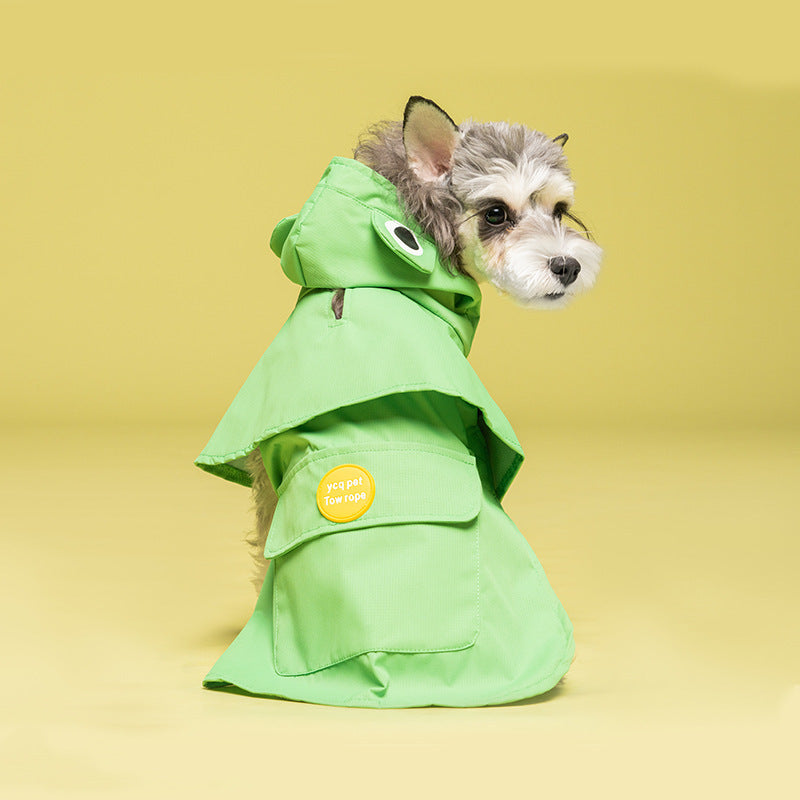 Impermeable estilo capa para perro mascota impermeable