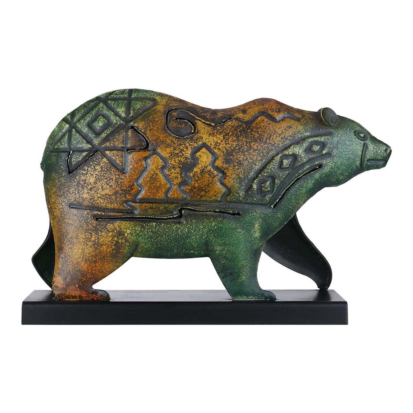 American Totem Animal Cow Bear Deer Decoration Iron Crafts Metal Home Metal Decoration