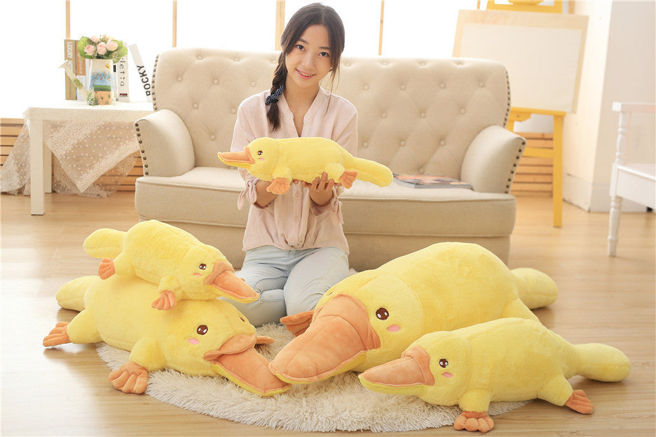 Platypus Prone Pillow Plush Toy Large Cushion