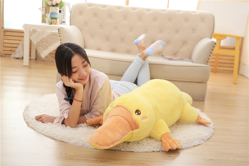 Platypus Prone Pillow Plush Toy Large Cushion