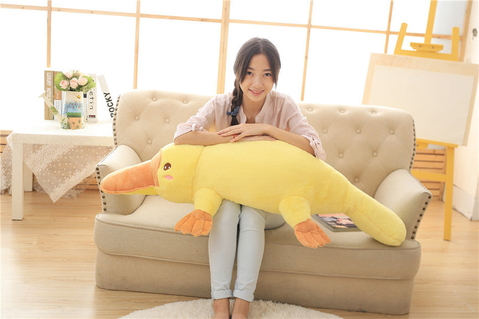 Platypus Prone Pillow Plush Toy Large Cushion