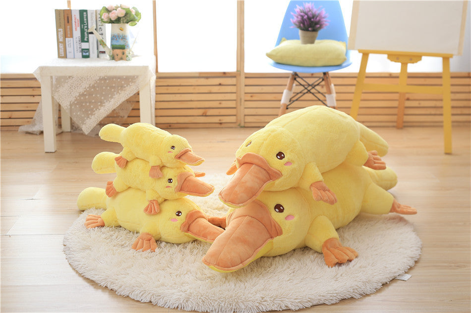 Platypus Prone Pillow Plush Toy Large Cushion