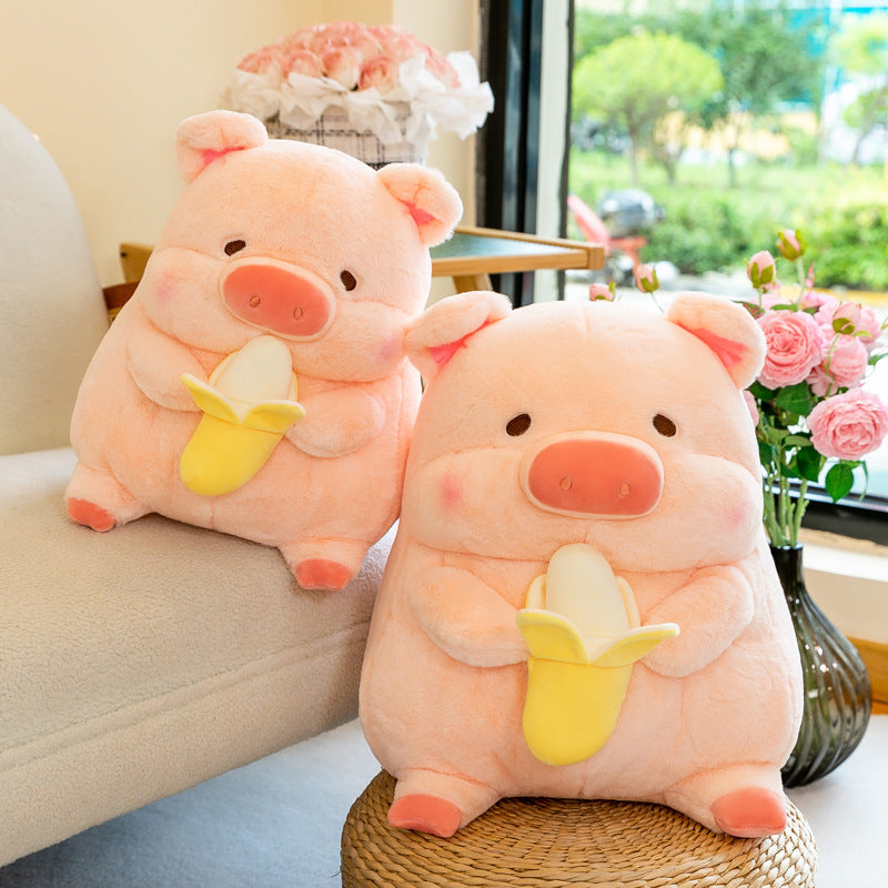 Greedy Banana Pig-shaped Plush Toy