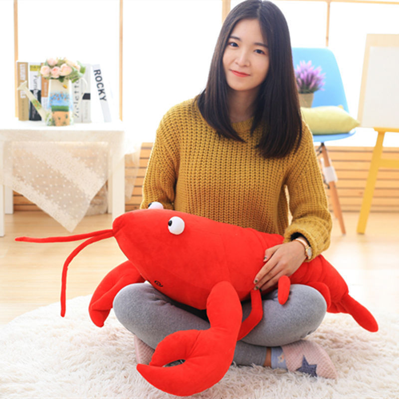 Simulation Lobster Pillow Crayfish Doll Plush Toy Activity Gift Dolls For Clawing