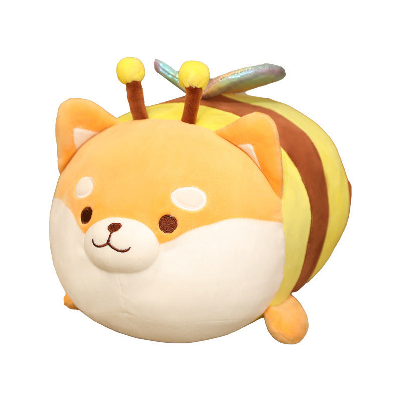 Cute Bee Dog Doll Plush Toy