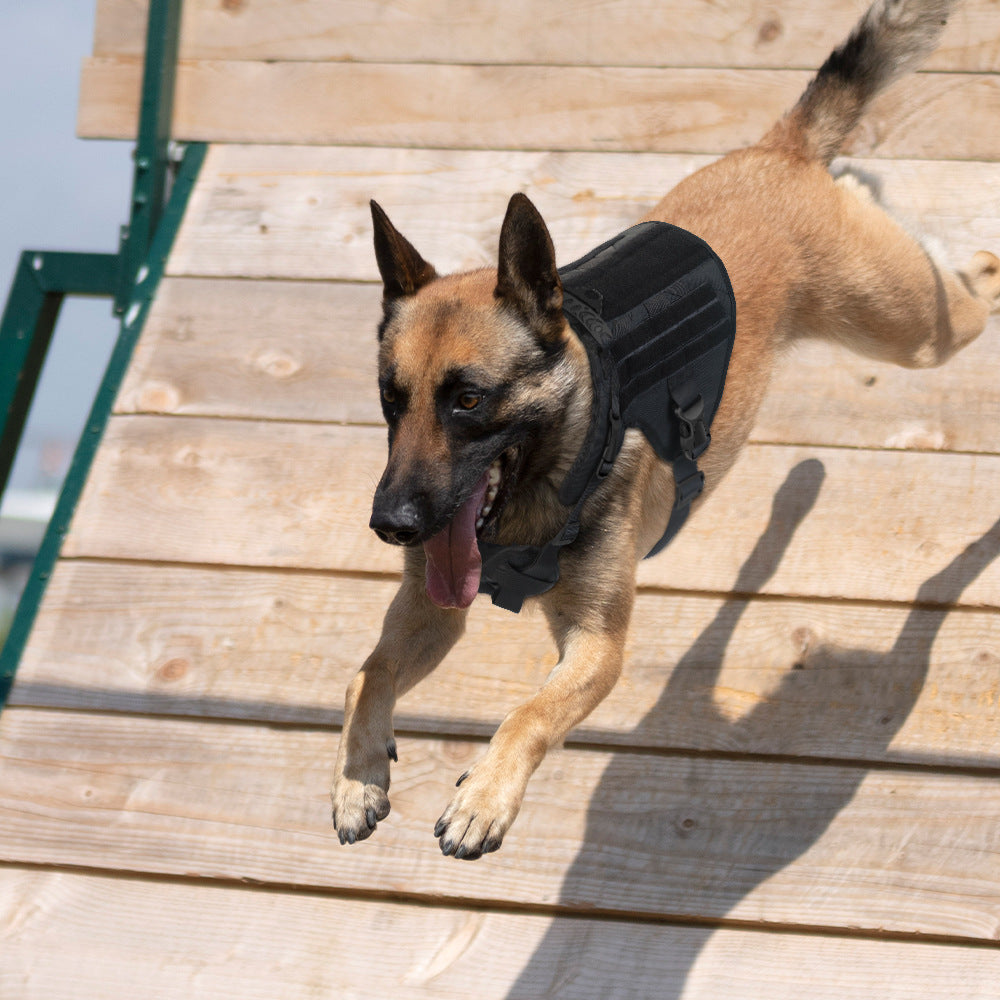 Gilet en Nylon hydrofuge, entraînement tactique, sangle de poitrine pour chien de berger allemand, antidéflagrant