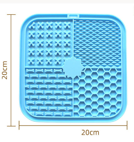 Almohadilla para lamer olores, plato para lamer, plato para lamer mascotas, tazón de comida lenta