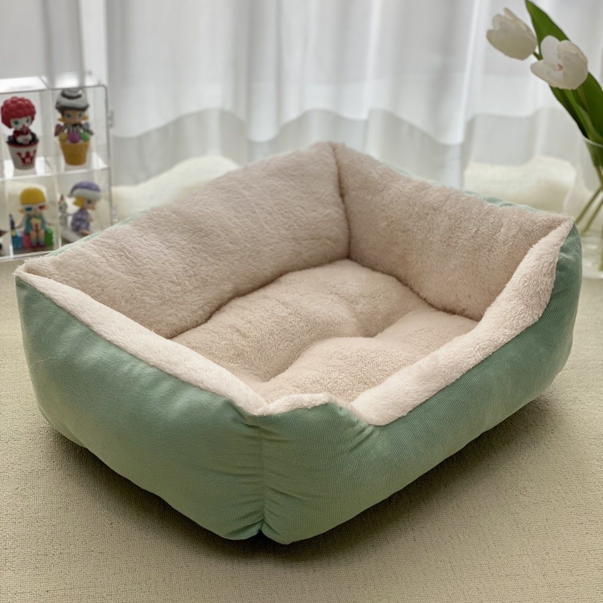 Winter Warm Pet Square Cat Nest