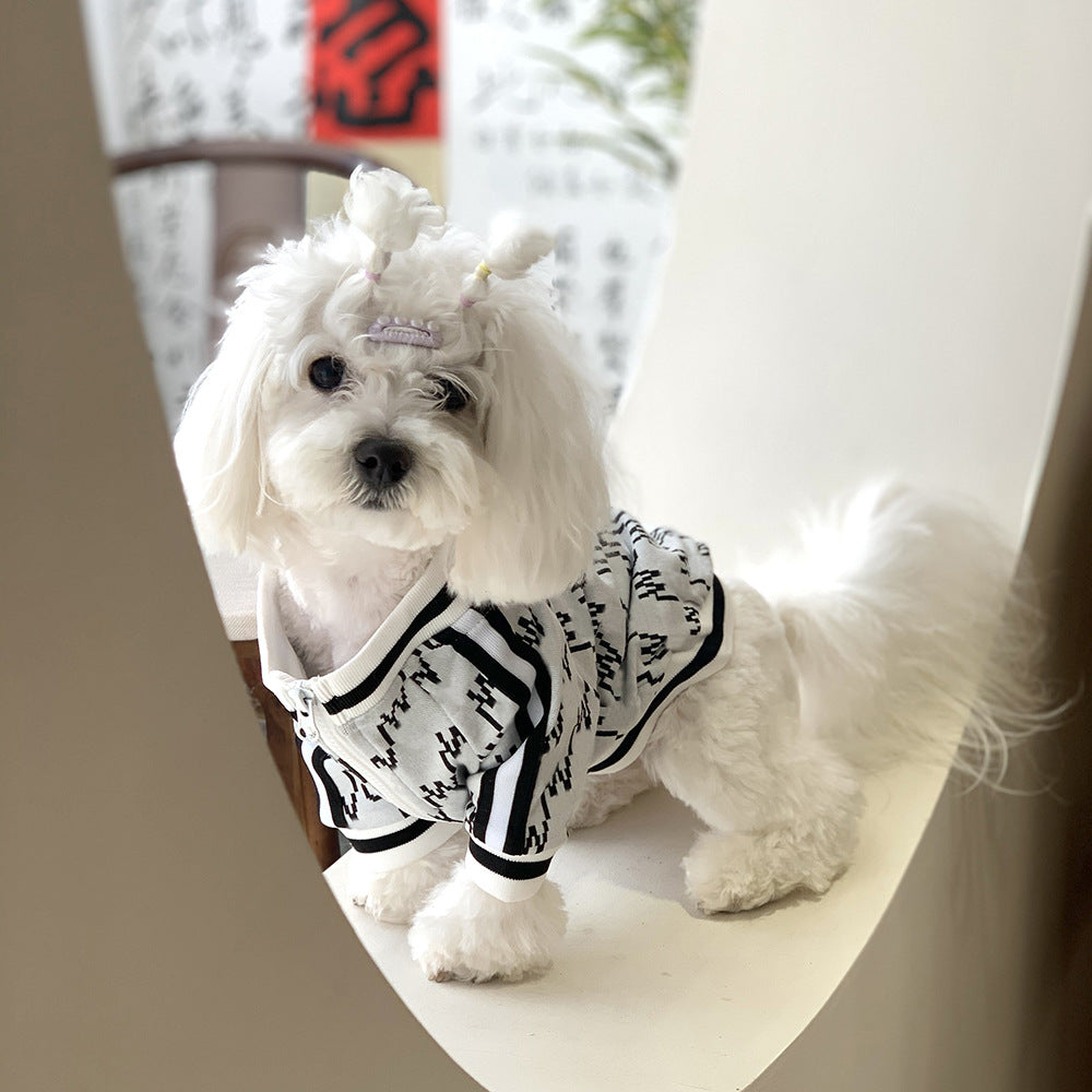 Autumn And Winter Teddy Pet Jacket Zipper Coat