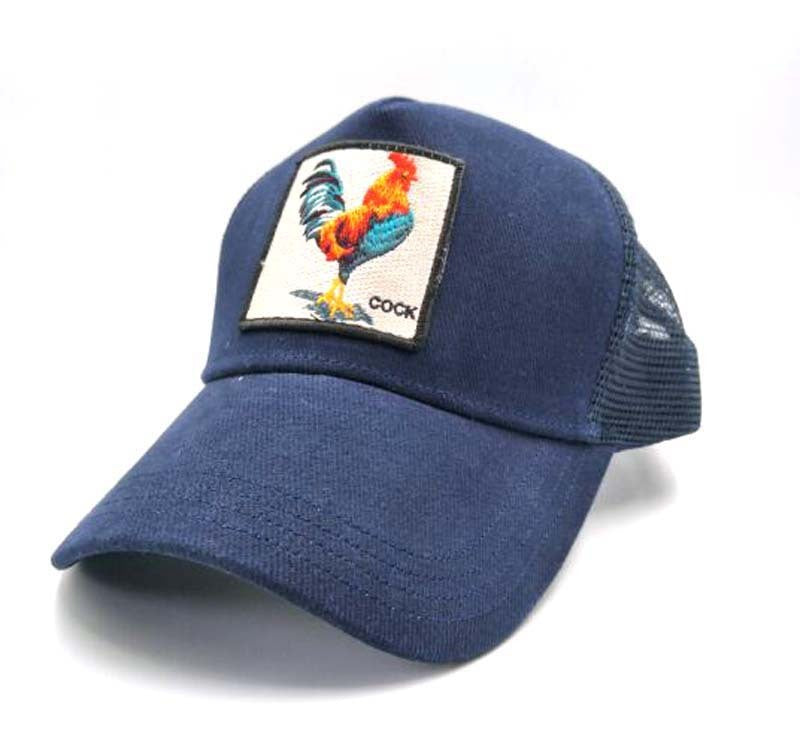 Gorra de béisbol con estampado animal