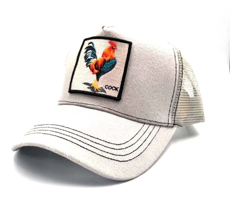 Gorra de béisbol con estampado animal