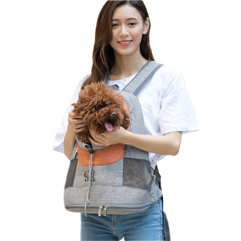 Sac à bandoulière pour animaux de compagnie, sac à dos Portable respirant pour chien et chat