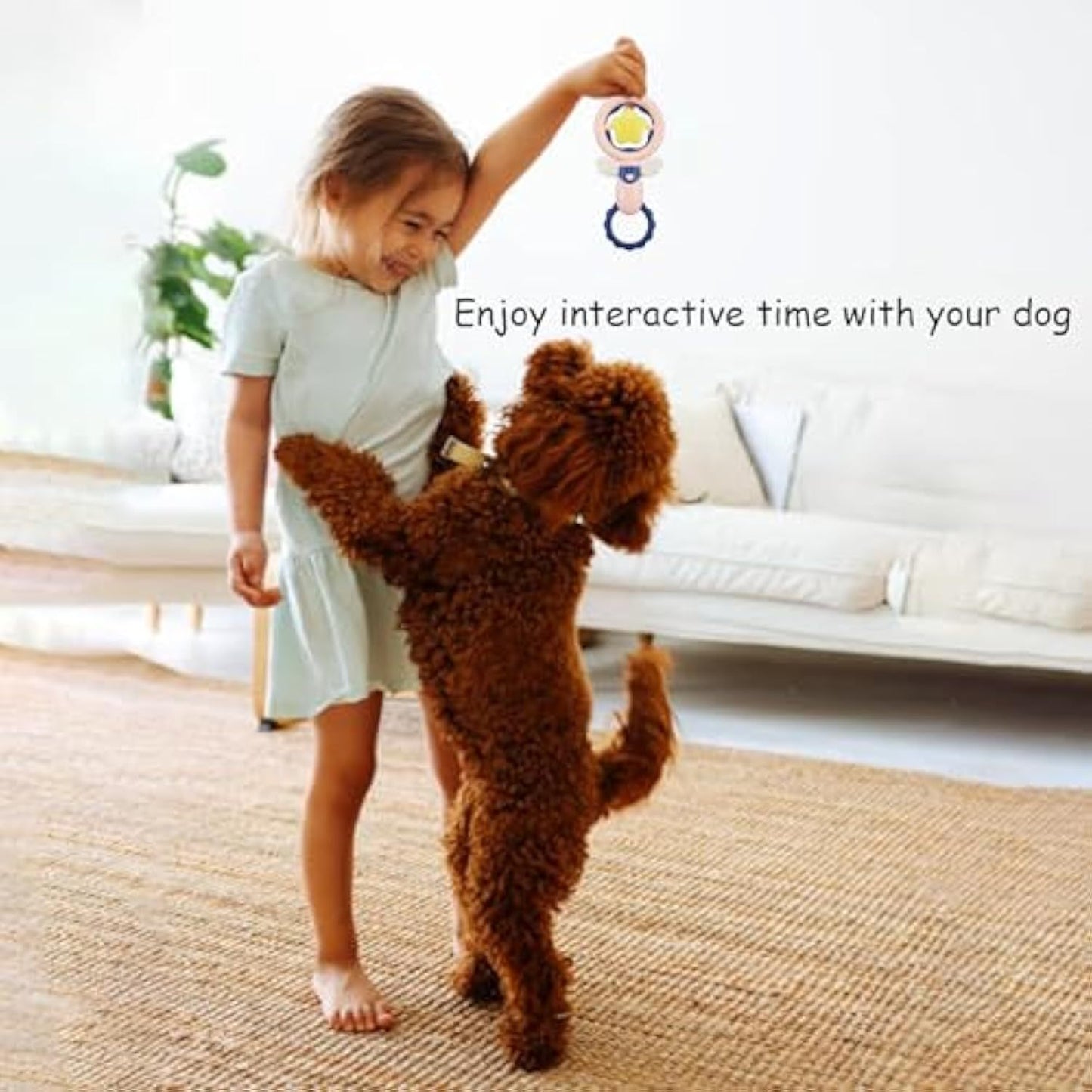 Interactive Dog Toys For Boredom Durable Dog Squeaky Toys Dog Chew Toys For Aggressive Chewers Large Breed Grind Teeth Clean Tartar Solve Pet Oral Problem