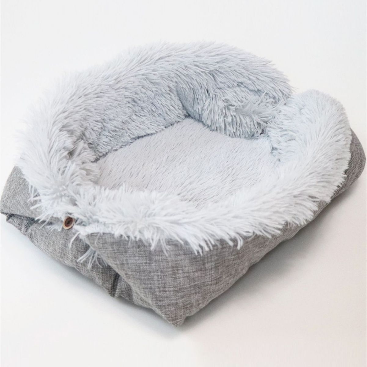 Couverture pour animaux de compagnie à deux usages, coussin chauffant auto-chauffant pour animaux de compagnie, chat, chien, tapis de couchage moelleux à poils longs, canapé lavable à double couche épais