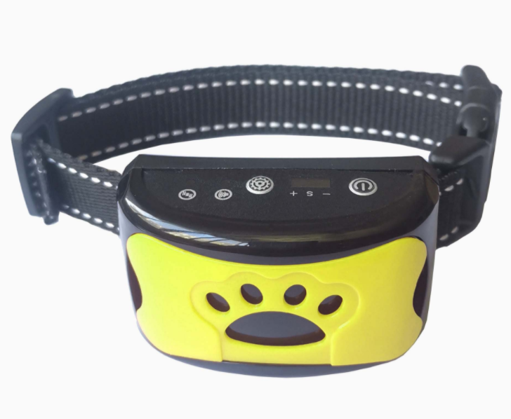 Collar de entrenamiento para perros, eléctrico, resistente al agua, Control remoto, recargable, entrenador para perros, supresor de ladridos con sonido de vibración de choque