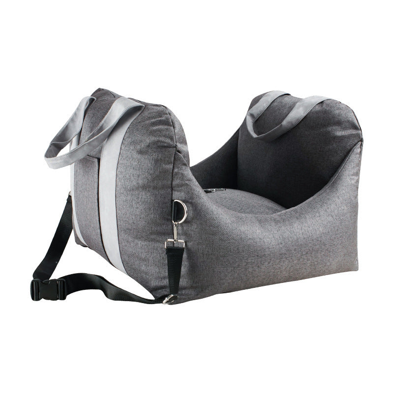 Asiento de transporte para perros y mascotas, cesta impermeable, asiento de seguridad portátil para coche, bolsas colgantes de malla para viajes, camas y sofás transpirables