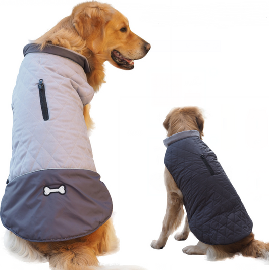 Chaqueta impermeable de doble cara para perros Otoño Invierno