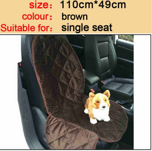 Protector impermeable para asiento de coche para perros, estera de viaje para perros, transportador de malla para perros, hamaca para coche, Protector de cojín con cremallera y bolsillo