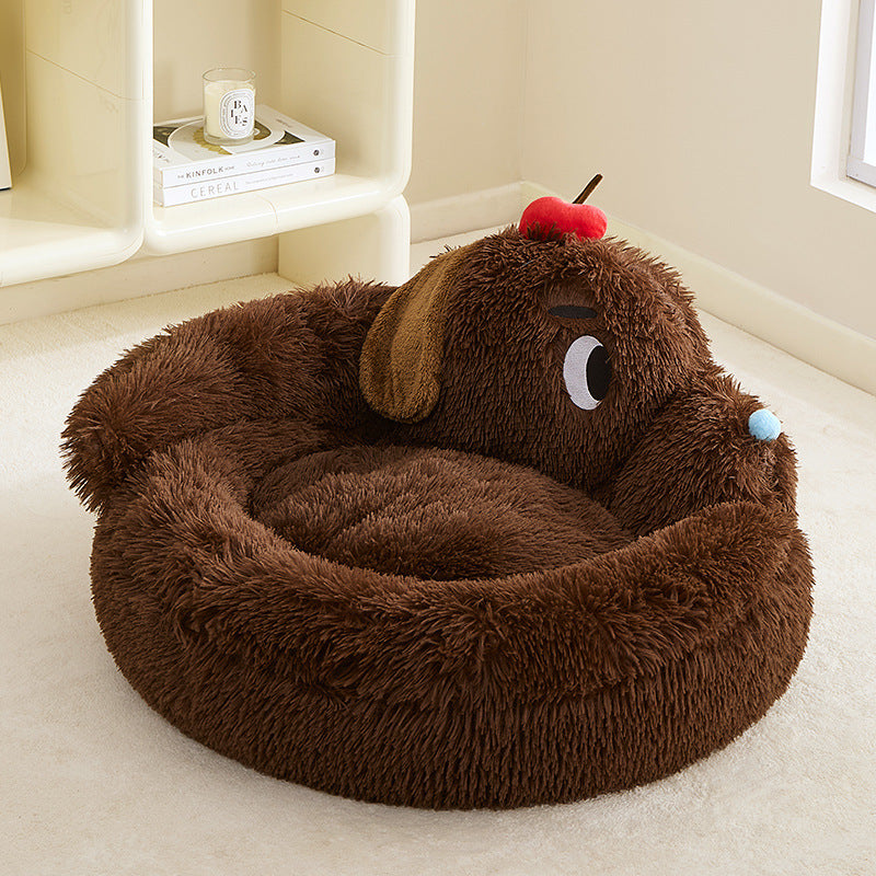 Plush Sofa Bed For Small Dogs And Cats Warm Accessories Large Dog Bed Mat Kennel Medium Basket Puppy Supplies