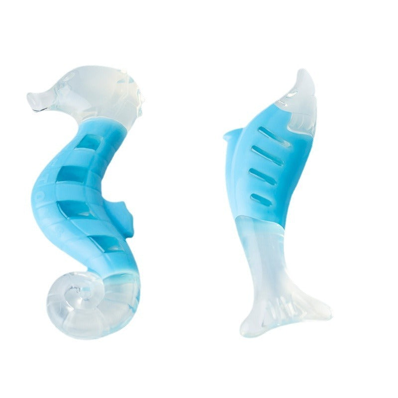 PU Nylon Toy For Dog Chewing Gum Seahorse Tuna Puppy Combination Set