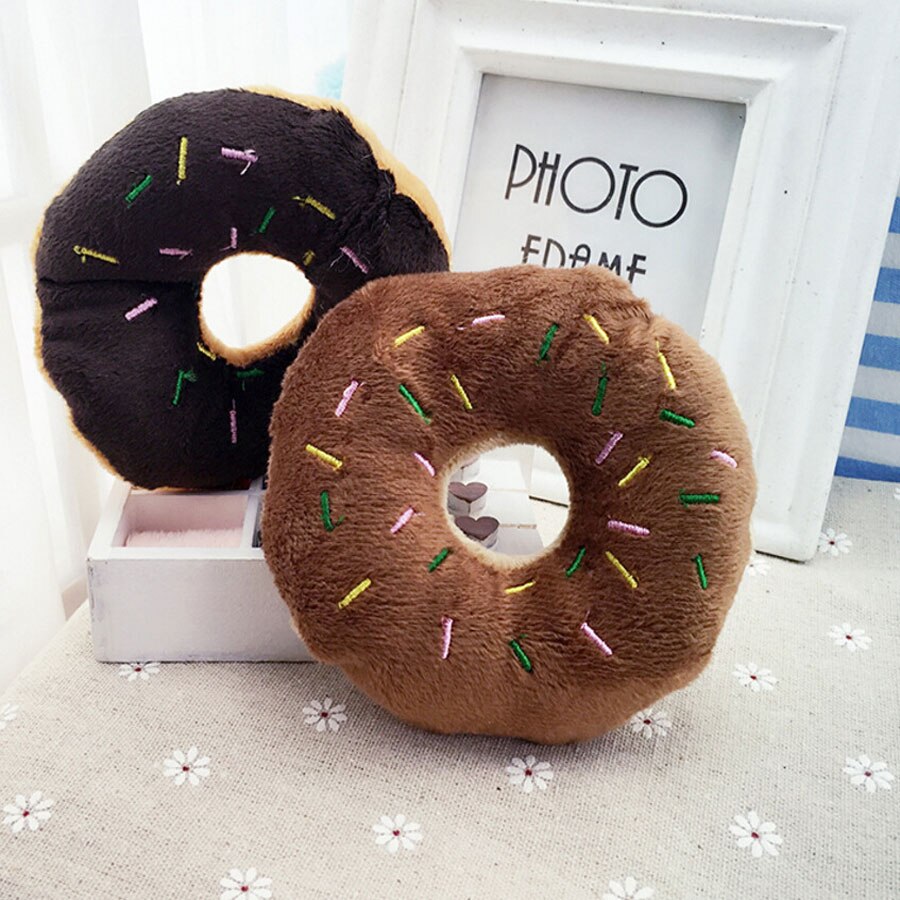 Donut plush vocal pet toy