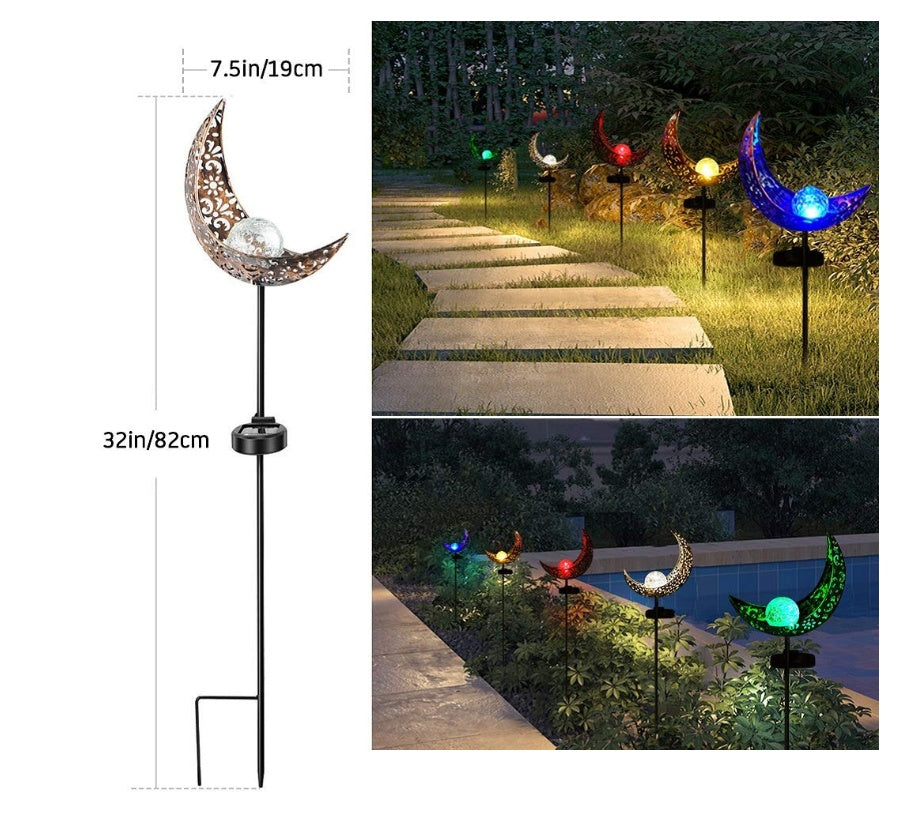 Luz LED de llama Solar, luz LED de Metal para jardín, lámpara con efecto de llama, luces exteriores impermeables, luces de paisaje, luz decorativa Solar