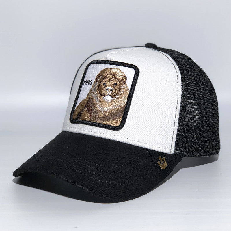 Animal embroidered hat