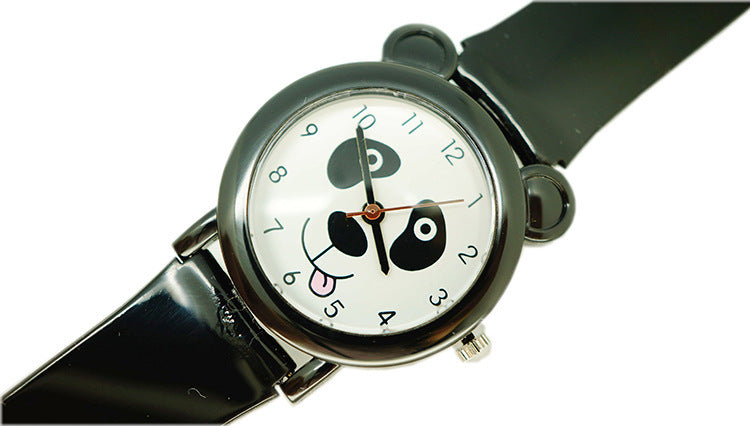 Reloj infantil de dibujos animados de animales.