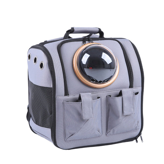 Mochila espacial para mascotas