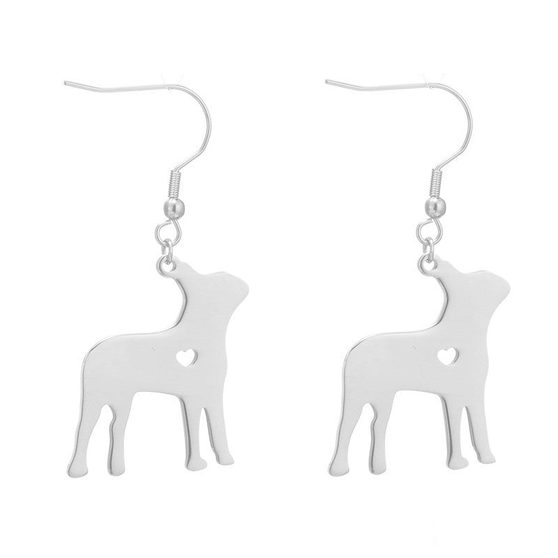 Stainless steel animal earrings