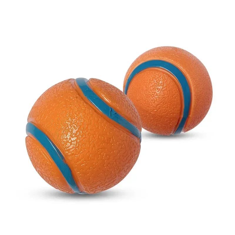 Dog Toy Ball Dog Fetch Ball Toy Tough Pet Ball Puppy Chew Toy Solid Elastic Jumping Ball Pet Accessories For Large Medium Small