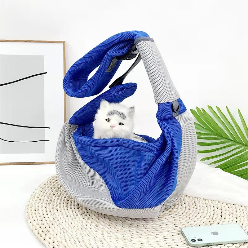 Cat And Dog Travel Portable Messenger Shoulder Bag Breathable Mesh