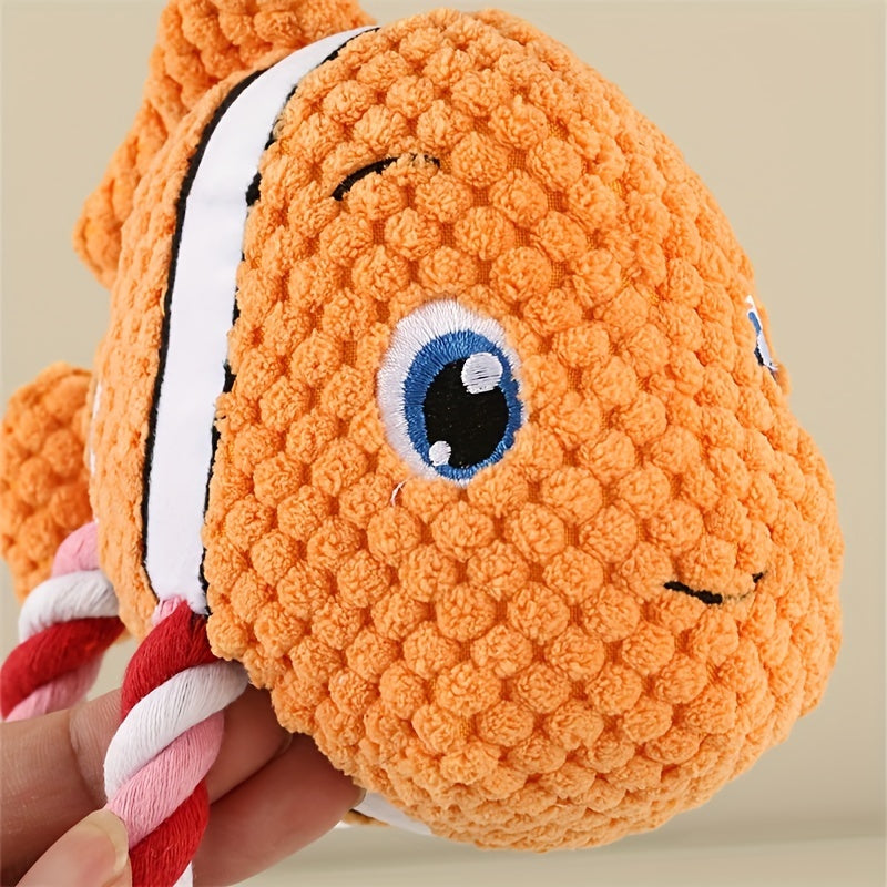 Juguetes para mascotas Juguetes para masticar para perros con forma de tortuga Juguetes interactivos de peluche para mascotas Juguetes con nudos para perros 