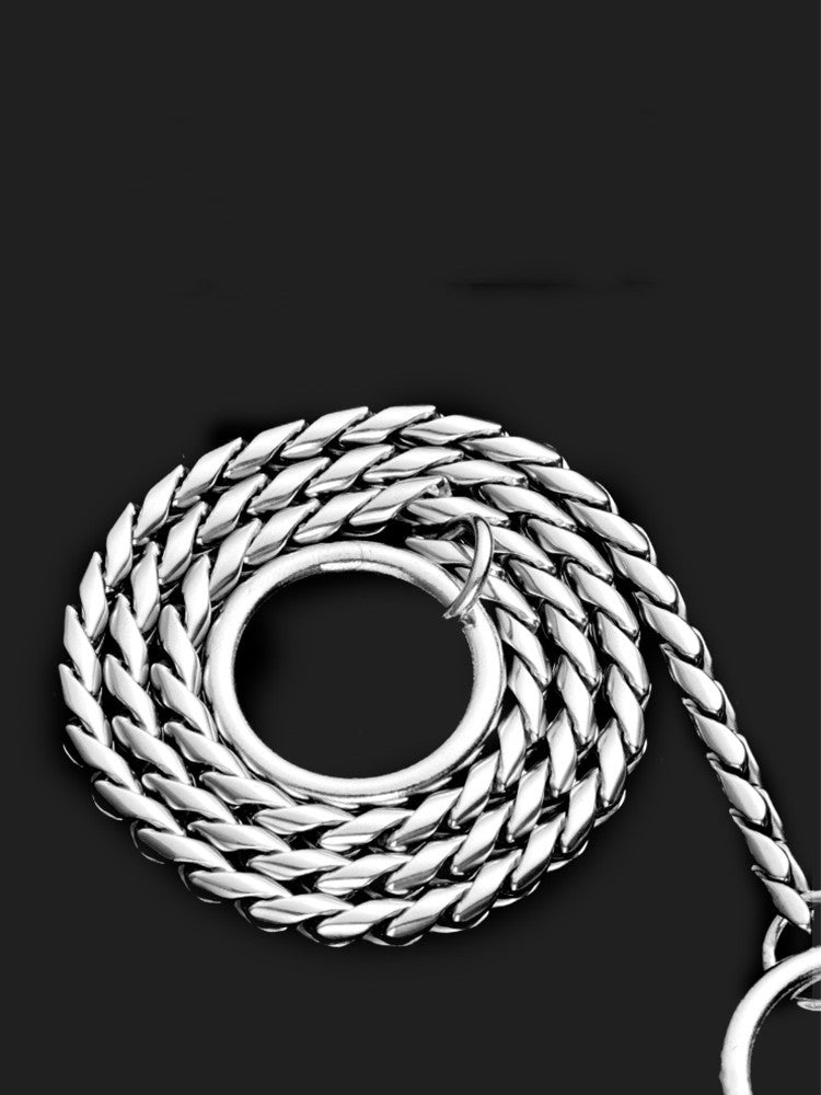 Cuerda de remolque Cadena de serpiente Doberman profesional de acero inoxidable