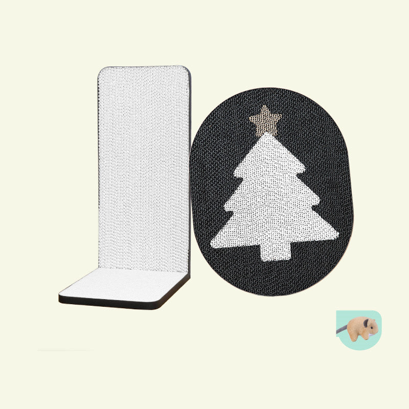 Cat Scratch Board Christmas Erect Type No Chip Toy