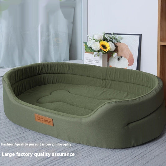 Kennel Four Seasons Universal Good-looking Mattress Pet Bed Anti-bite Supplies