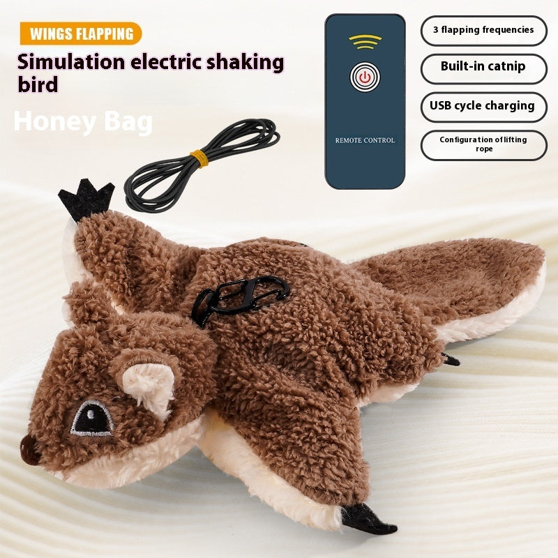 Pet Bird Owl Remote Control Toy