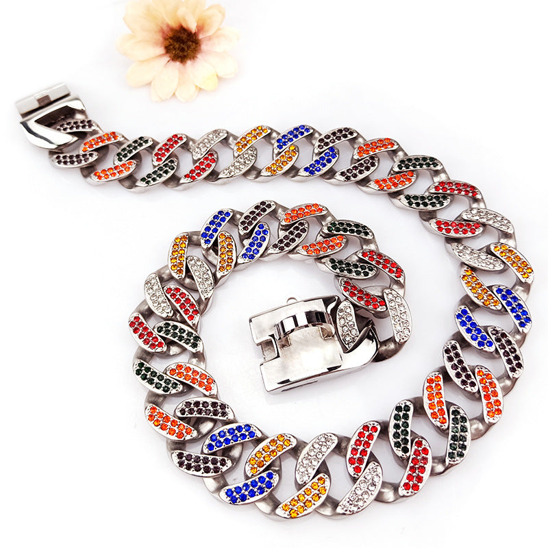 Stainless Steel 304 Dog Collar Metal Chain