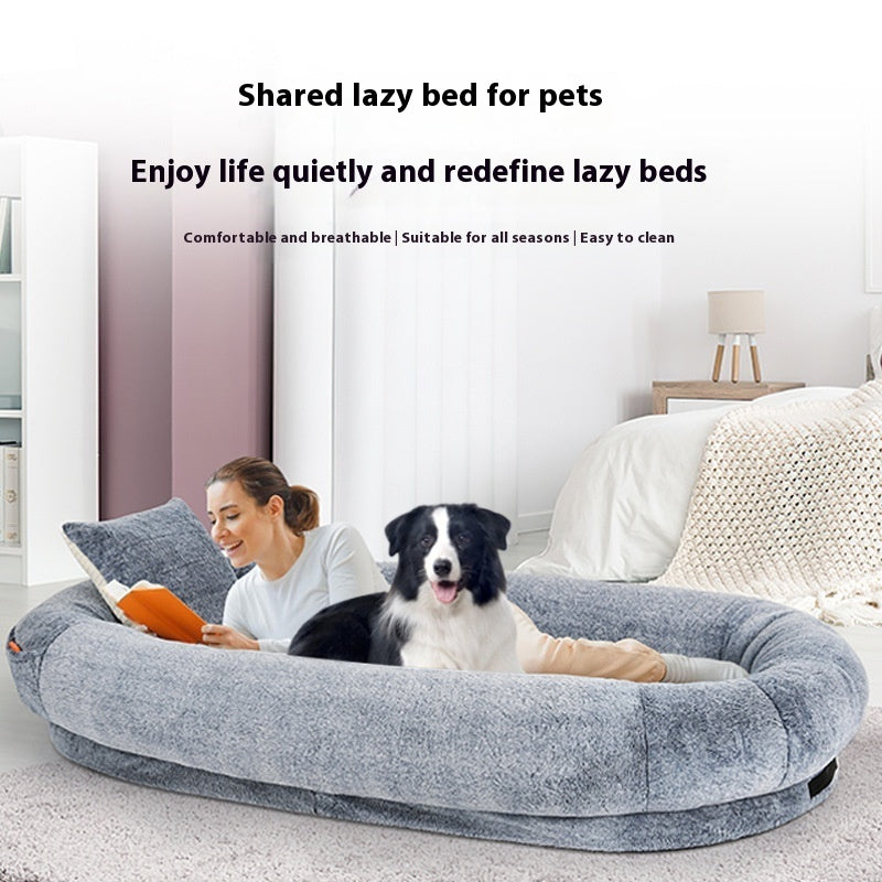 Cama para perros Perrera para adultos Cama para mascotas extraíble y lavable