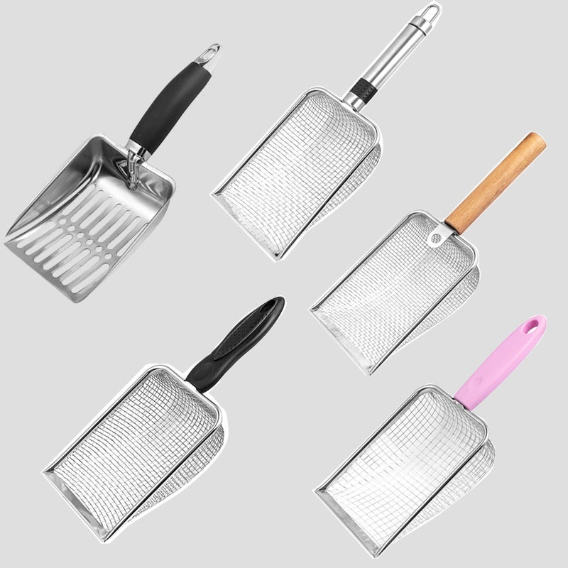 Stainless Steel Metal Cat Litter Scoop Large Pet Shovel