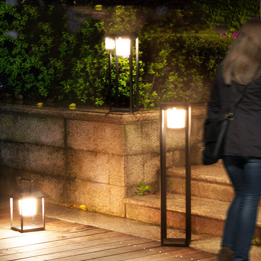 Terraza Villa Iluminación impermeable al aire libre Jardín Lámpara de pie