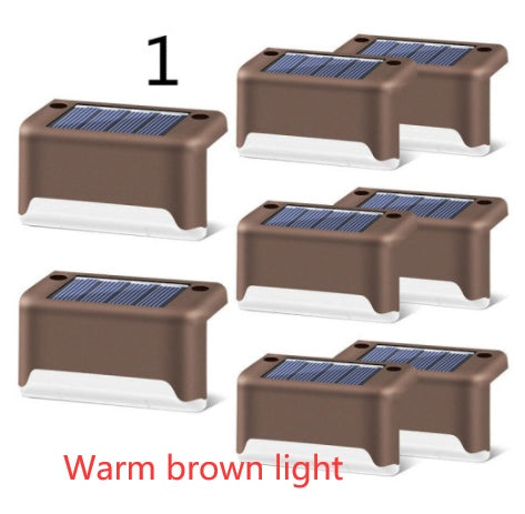 Nueva actualización, lámpara Solar LED resistente al agua para valla, luces solares para cubierta, luz de paso Solar para exteriores, para Patio, escaleras, camino de jardín, Patio