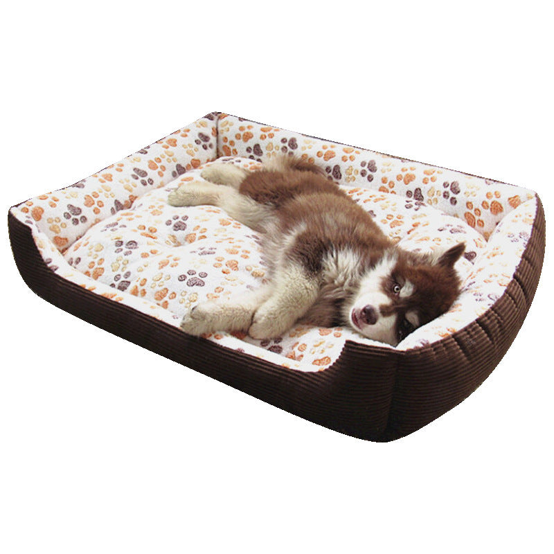 Lit pour chien de compagnie, tapis en peluche douce et chaude, canapé, chenil, panier de couchage pour petits chiens, coussin pour chat, chiot, chat, fournitures pour la maison