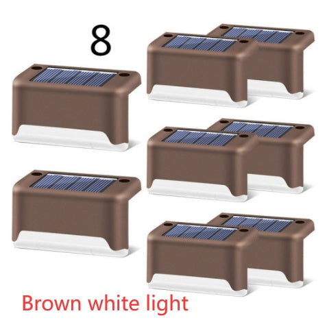 Nueva actualización, lámpara Solar LED resistente al agua para valla, luces solares para cubierta, luz de paso Solar para exteriores, para Patio, escaleras, camino de jardín, Patio