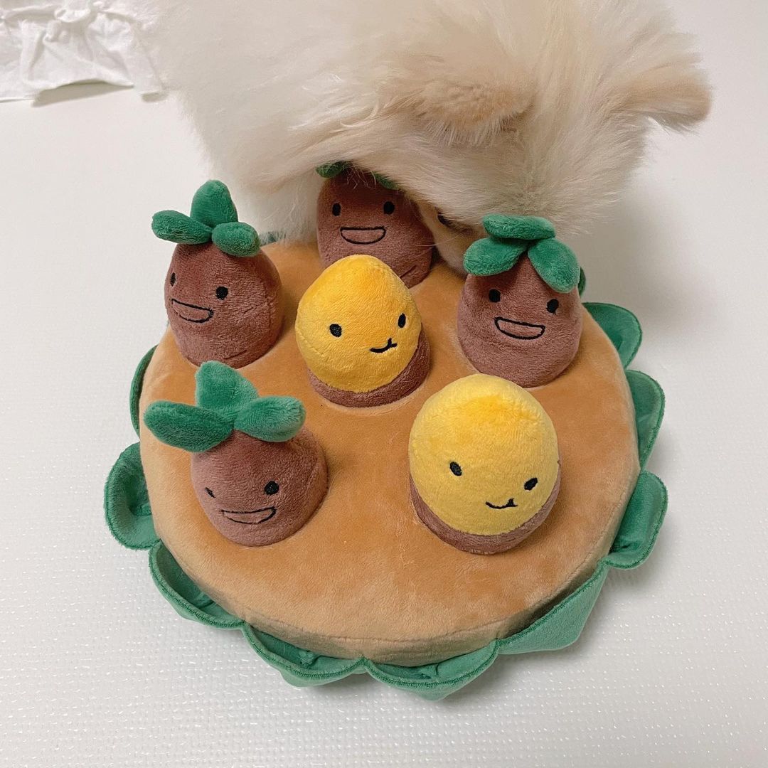 Ensemble de patates douces, jouets pour animaux de compagnie