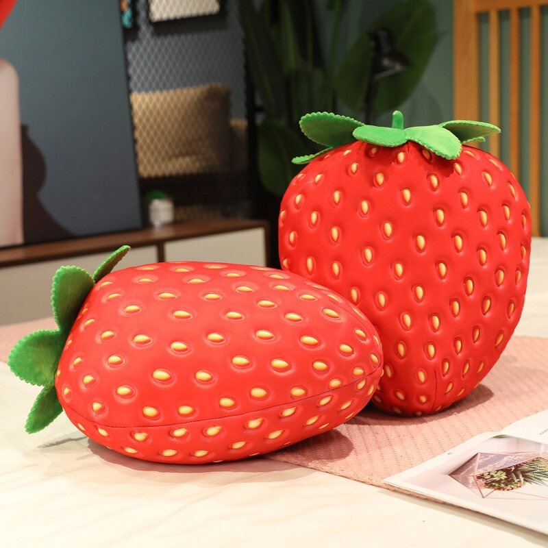 Strawberry Fruit Pillow Living Room Sofa Doll