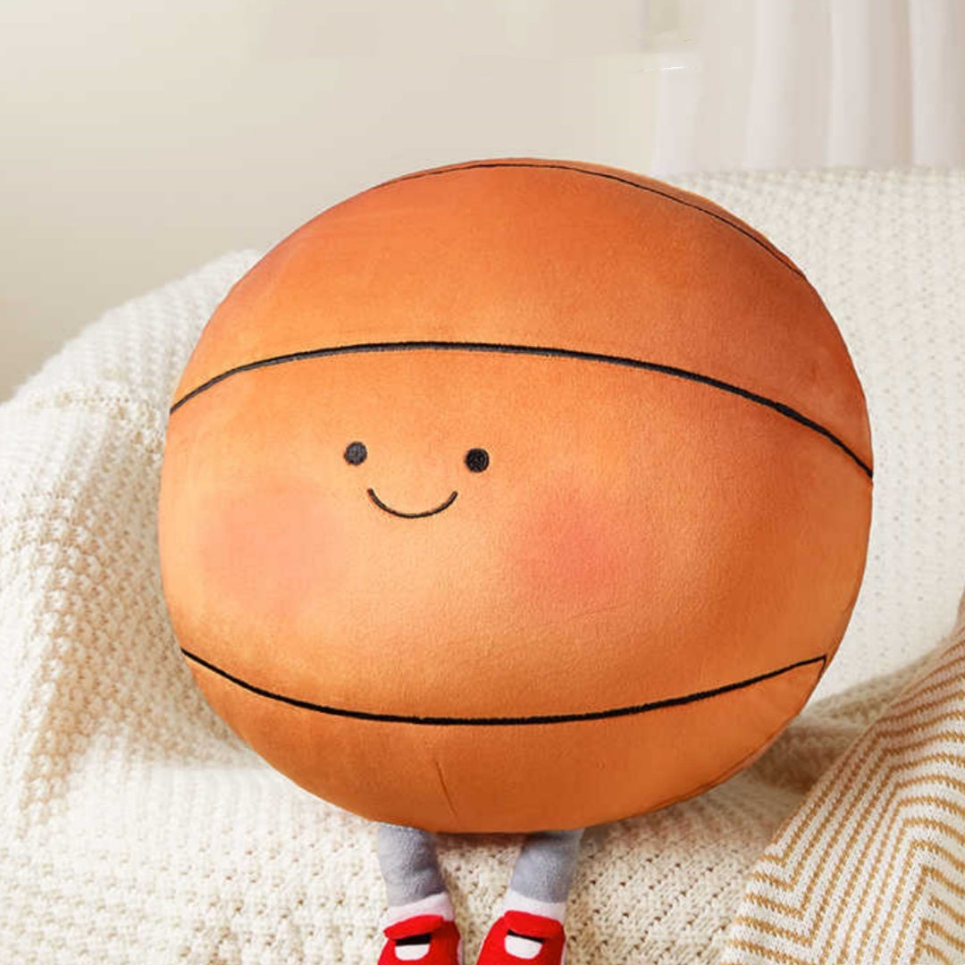 Jouet de massage en peluche créatif de style basket-ball