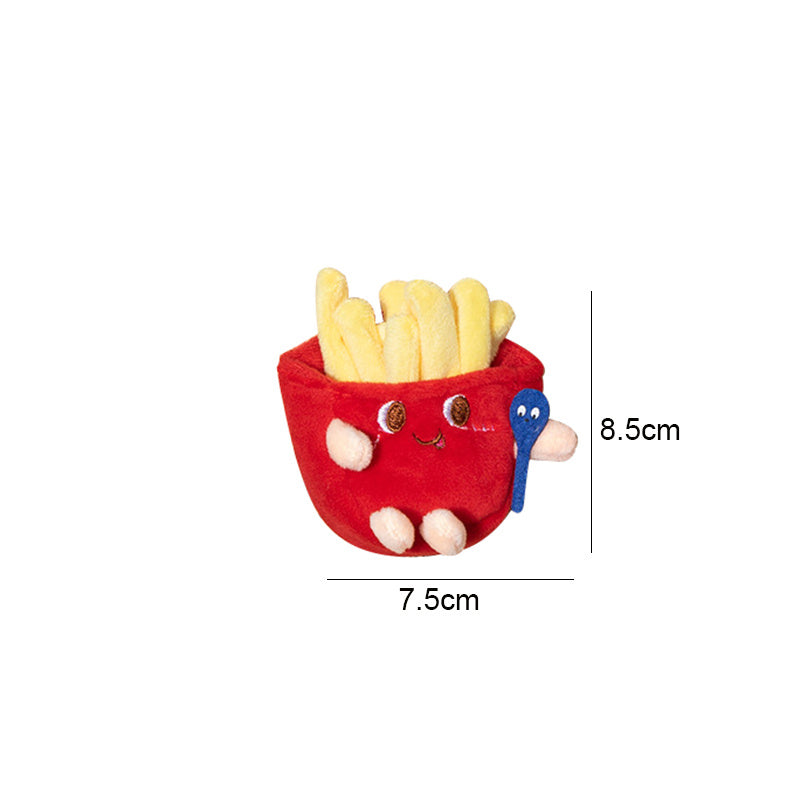 Cat Mint Teething Hamburger Chicken Leg Cute Pet Chewing Toy Kitten Bite Resistant Toy Pet Toy Soft